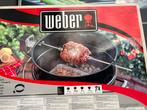 WEBER BRAADSPIT ROND VOOR HOUTSKOOLBARBECUE, Ophalen of Verzenden, Nieuw