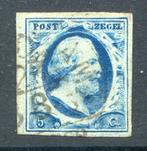 Nvph 1, netjes gerand met halfrond, Ophalen of Verzenden, Gestempeld