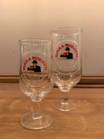 Glazen Birra Moretti 0,25L en 0,5L, Ophalen, Gebruikt, Glas of Glazen, Overige merken