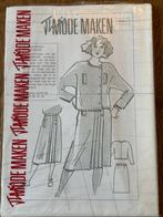 Patroon mantelpakje, Vintage jaren 80, Hobby en Vrije tijd, Kledingpatronen, Overige merken, Overige typen, Vrouw, Nieuw