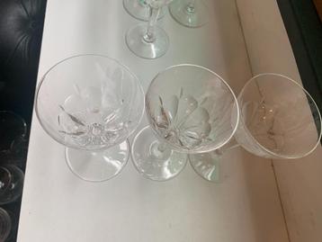 3 Kristallen glazen beschikbaar voor biedingen