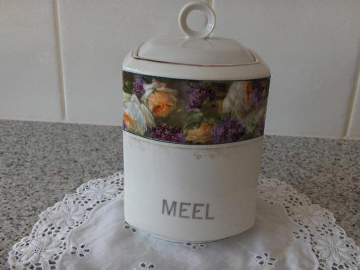 antieke voorraadpot Meel, Antiek en Kunst, Antiek | Keramiek en Aardewerk, Ophalen of Verzenden