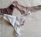 3 DAMES STRINGS IN DIVERSE MATEN EN KLEUREN (NIEUW)., Kleding | Dames, Ondergoed en Lingerie, Ophalen of Verzenden, Wit, String