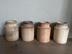 Oude brocante beboterde zalfpotje potje grespotje, Ophalen of Verzenden