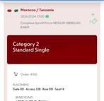 Marokko Tanzania, Eén persoon, Januari