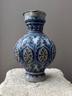 Steengoed aardewerk kan met tinnen deksel, Antiek en Kunst, Ophalen of Verzenden