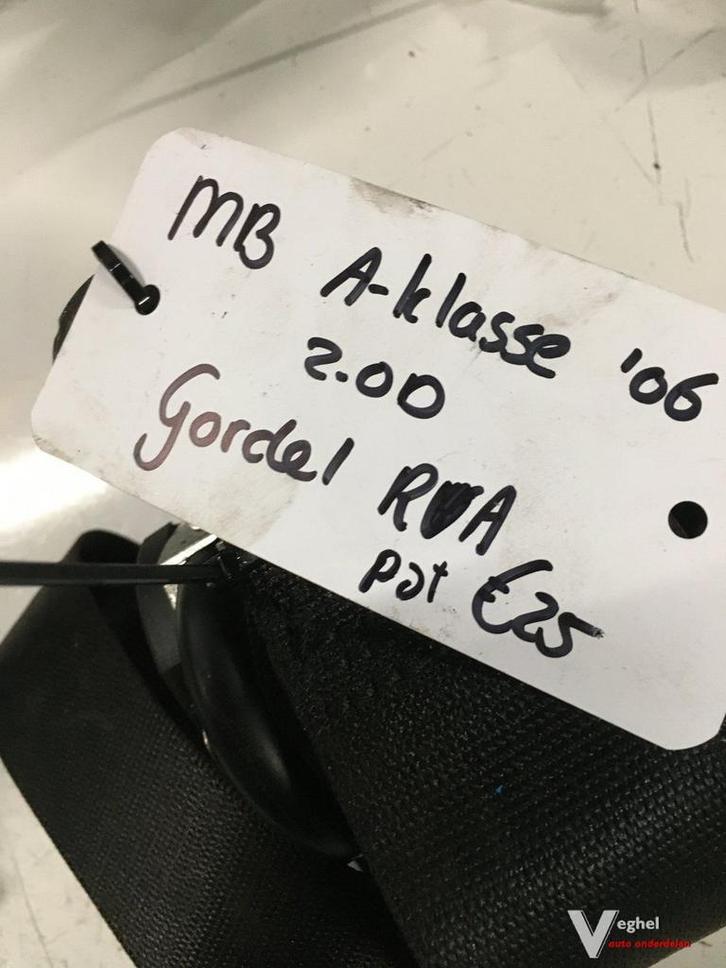 Mercedes A klasse 3drs Gordel  Rechtsachter, Auto-onderdelen, Interieur en Bekleding, Gebruikt, Ophalen of Verzenden