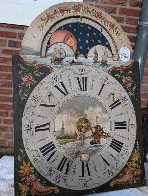 Groot antiek Fries uurwerk 31x44. €60, Antiek en Kunst, Antiek | Klokken, Ophalen