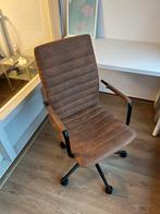 Mooie bruine bureaustoel, Huis en Inrichting, Gebruikt, Bruin, Ophalen of Verzenden, Bureaustoel