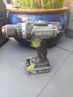 Lux-Tools Accuboormachine met Accu, Ophalen of Verzenden, Gebruikt