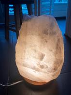 Prachtige witte zoutlamp 14 kilo, Ophalen of Verzenden, Zo goed als nieuw