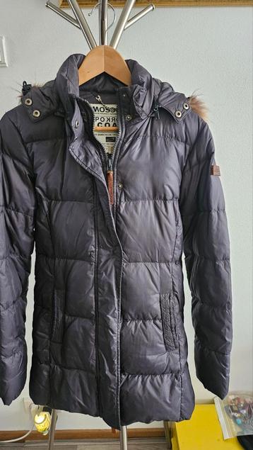 Moscow Grijs Down Parka Maat 176 winterjas beschikbaar voor biedingen