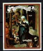 cook isl 1988 pf blok kerst kunst schilderijen christmas, Verzenden, Postfris, Overige thema's