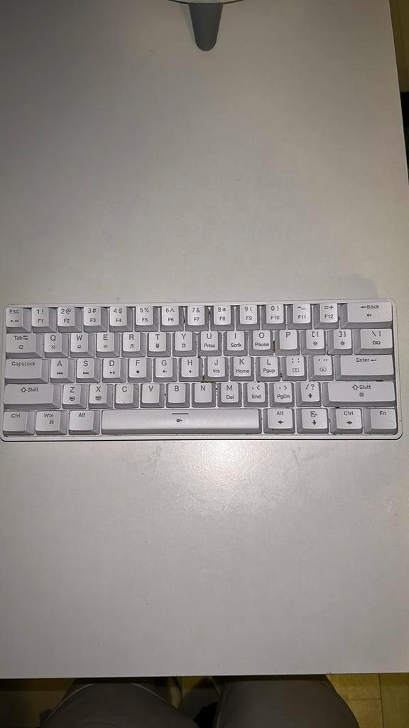Dk61 toetsenbord, Computers en Software, Toetsenborden, Nieuw, Qwerty, Bedraad, Gaming toetsenbord, Ophalen