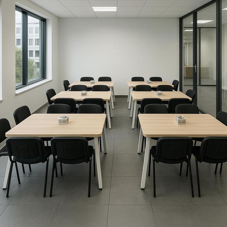 Bureaus / stoelen / kantoormeubilair/ kantine / werkplek, Huis en Inrichting, Bureaus, Zo goed als nieuw, Ophalen