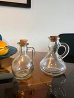 Italiaanse glazen flesjes voor bijv olijfolie, Ophalen, Nieuw