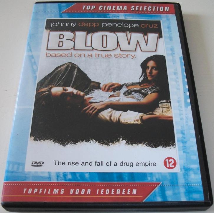 Dvd *** BLOW ***, Cd's en Dvd's, Dvd's | Drama, Zo goed als nieuw, Waargebeurd drama, Vanaf 12 jaar, Ophalen of Verzenden