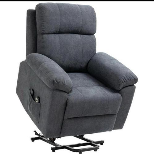Luxe Lift Fauteuil met Massagefunctie, Huis en Inrichting, Fauteuils, Nieuw, Stof, 75 tot 100 cm, Ophalen