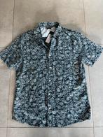 Hawaï bloesje blauw XL, Kleding | Heren, Overhemden, Ophalen, Zo goed als nieuw, Blauw, Halswijdte 43/44 (XL)
