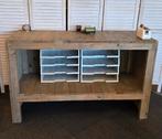 Steigerhouten toonbank houten balie houten bar werkbank, Ophalen, Gebruikt, Nvt, Nvt