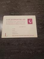 Heel klein Luchtpostblad Nederlands Indië/ Batavia aangebode, Ophalen of Verzenden, Briefkaart