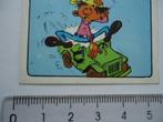 sticker oud Strip guust dupuis willy's jeep leger auto retro, Verzenden, Zo goed als nieuw, Bedrijf of Vereniging