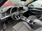 Audi Q5 2.0 TFSI quattro Sport S Line pano, trekhaak, virtua, Auto's, Audi, Automaat, Gebruikt, 4 cilinders, Leder en Stof