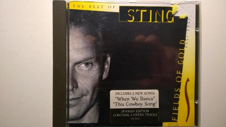 Sting - Fields Of Gold The Best Of Sting 1984 - 1994, Cd's en Dvd's, Cd's | Pop, Zo goed als nieuw, 1980 tot 2000, Ophalen of Verzenden