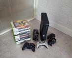 Xbox 360, Ophalen, Zo goed als nieuw, 250 GB, Met 2 controllers