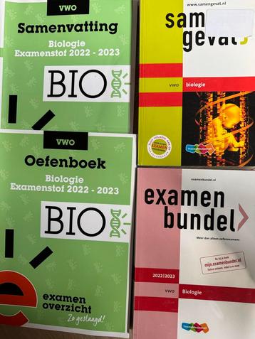 VWO Biologie Examenboeken - 2 Sets beschikbaar voor biedingen