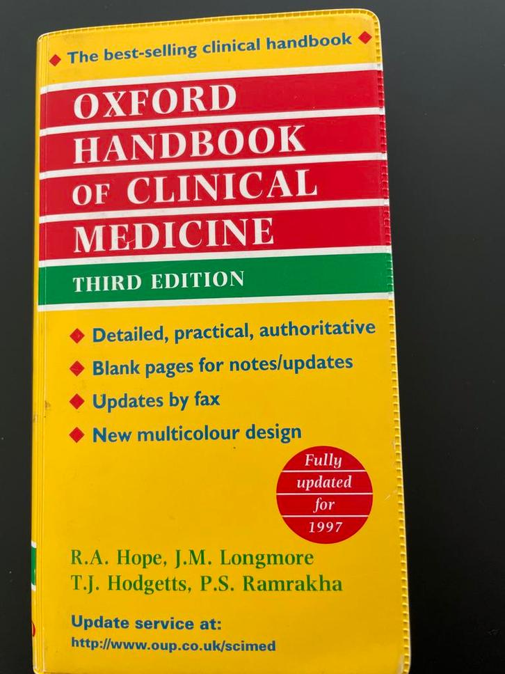 Oxford Handbook Clinical Medicine - Derde Editie, Boeken, Studieboeken en Cursussen, Gelezen, HBO, Beta, Ophalen of Verzenden