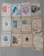 Oude Franse bladmuziek collectie 14st. begin jaren 1900, Ophalen of Verzenden, Gelezen, Genre of Stijl, Diverse