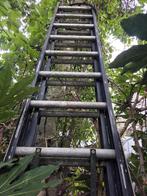 Uitschuifbare ladder (6 meter), Ophalen, Zo goed als nieuw, 4 meter of meer