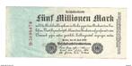 berlin 5 millionen mark 25/7/1923 95, Verzenden, Duitsland, Los biljet