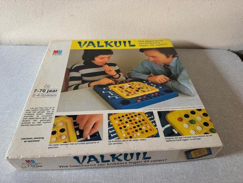 Z.G.A.N. Valkuil van MB spel is COMPLEET - VINTAGE, Hobby en Vrije tijd, Gezelschapsspellen | Bordspellen, Zo goed als nieuw, Een of twee spelers