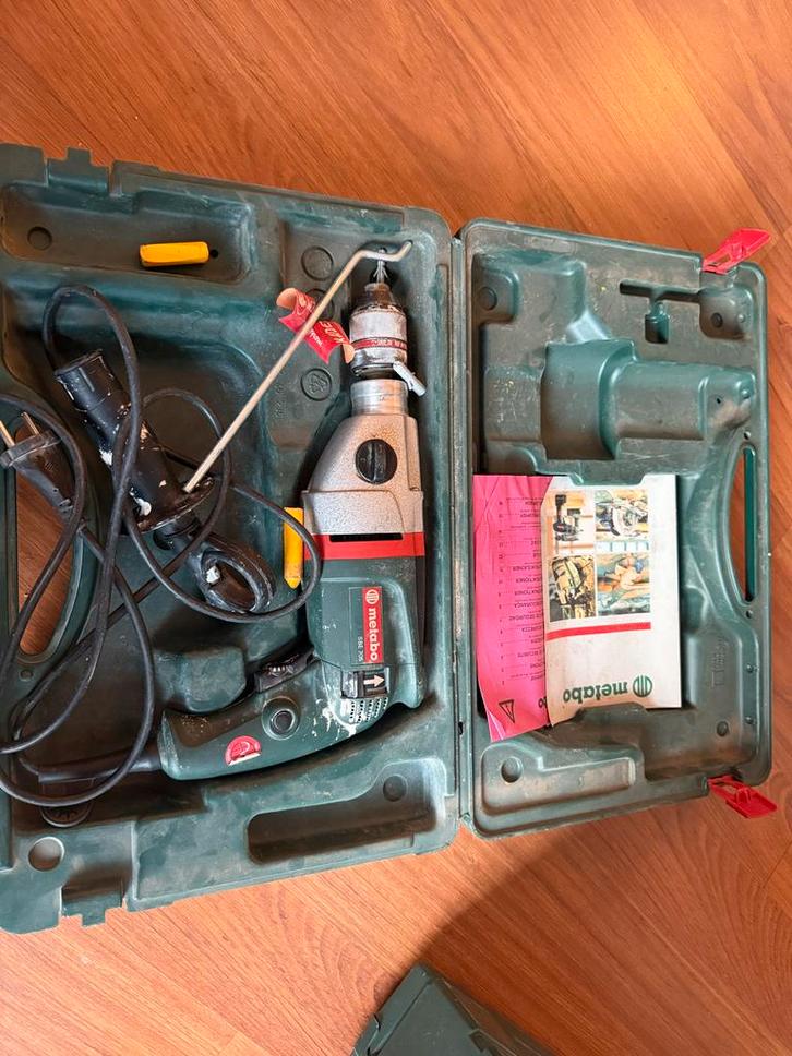 Metabo SBE 705 Boormachine, Doe-het-zelf en Verbouw, Gereedschap | Boormachines, Gebruikt, Boormachine, 400 tot 600 watt, Klopboormechanisme