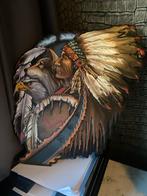 Wanddecoratie Indiaan, Arend & Wolf, Huis en Inrichting, Woonaccessoires | Wanddecoraties, Ophalen of Verzenden, Zo goed als nieuw