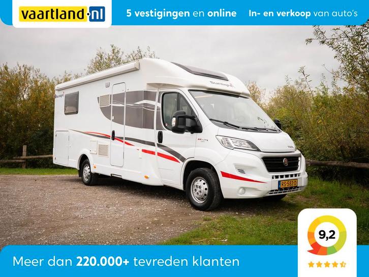 Fiat Ducato Capron T69L Sunlight [ Queensbed - nette staat -, Caravans en Kamperen, Campers, Bedrijf, Half-integraal, Fiat, Diesel