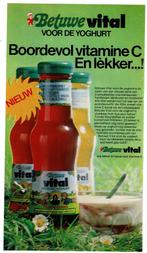 BETUWE VITAL voor de yoghurt, boordevol vitamine C en lekker, Verzenden, Zo goed als nieuw, Overige typen