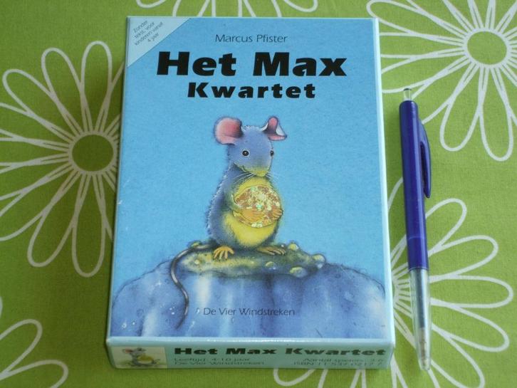 Het Max kwartet - Marcus Pfister, Verzamelen, Speelkaarten, Jokers en Kwartetten, Zo goed als nieuw, Kwartet(ten), Ophalen of Verzenden