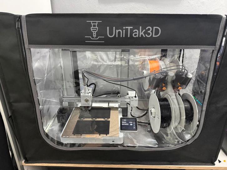 Bambu lab A1 combo ~90 uur + Nieuwe Creality dryer & Extra’s, Computers en Software, 3D Printers, Zo goed als nieuw, Ophalen