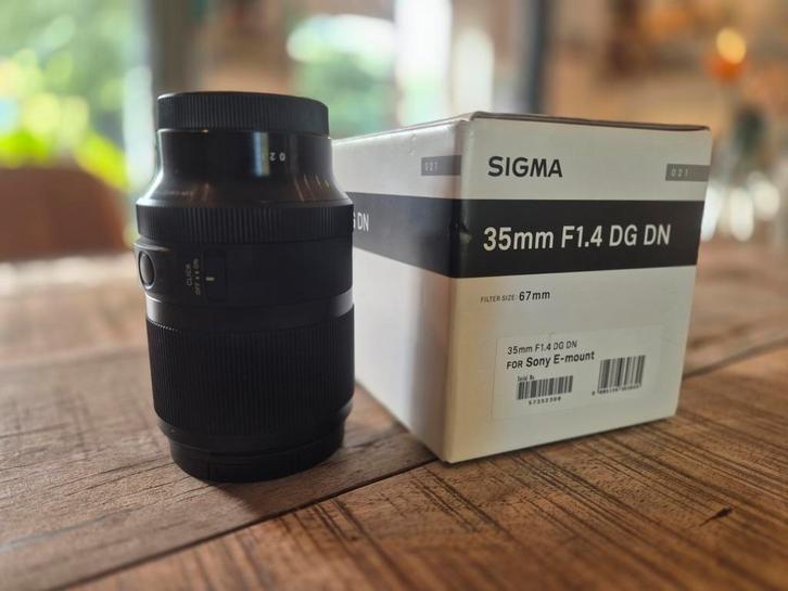 Sigma 35mm f1.4 DG DN - Zo goed als nieuw!, Audio, Tv en Foto, Fotografie | Lenzen en Objectieven, Zo goed als nieuw, Standaardlens
