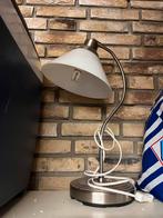 Bureaulamp E10 - Metaal & Melkglas, Huis en Inrichting, Lampen | Vloerlampen, Ophalen, Gebruikt, Metaal, Minder dan 100 cm