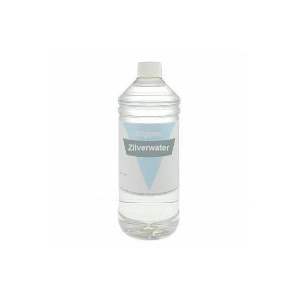 Zilverwater 50 PPM Colloidaal Zilver 1 liter plastic fles, Ophalen of Verzenden, Nieuw, Overige typen