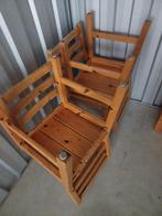 houten stoelen, Huis en Inrichting, Stoelen, Ophalen, Gebruikt, Overige kleuren, Vier