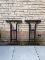 machinepoten onderstel gietijzer vintage retro tafelpoten, Ophalen of Verzenden