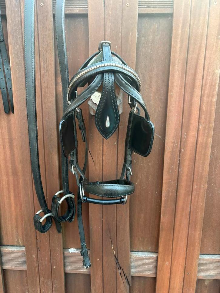 Mentuig maat Shetlander (past ook op smalle welsh), Dieren en Toebehoren, Paarden en Pony's | Hoofdstellen en Tuigage, Gebruikt