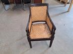 4 Antieke Koloniale Eetkamerstoelen - Goede Staat, Huis en Inrichting, Ophalen, Gebruikt, Bruin