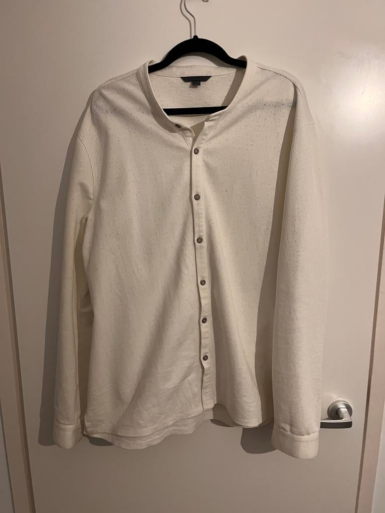 overhemd, Wit, Ophalen of Verzenden, Zo goed als nieuw, John Vervatos