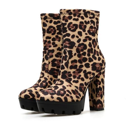 Luipaard enkel laarzen lage laarsjes panter dames vrouwen, Kleding | Dames, Schoenen, Nieuw, Lage of Enkellaarzen, Bruin, Verzenden